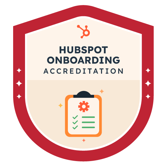 HubSpot Onboarding Accreditation badge
