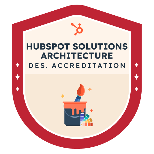HubSpot Solutions Architecture Design Accreditation badge